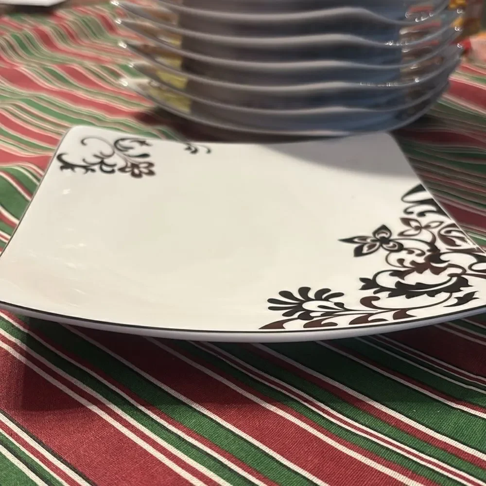 Mikasa Gourmet Basics Chocolate Swirl Salad or Dessert plate replacement